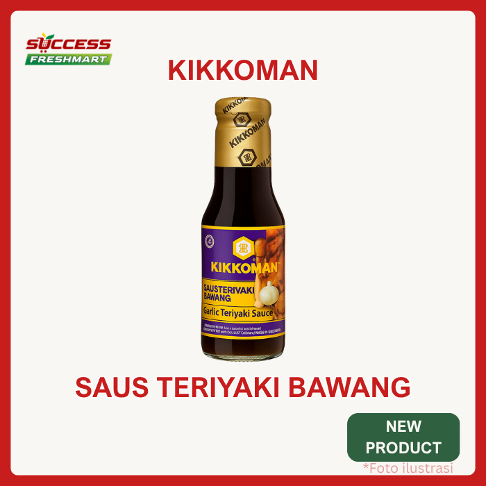 

Kikkoman saus Teriyaki rasa bawang 250 ML