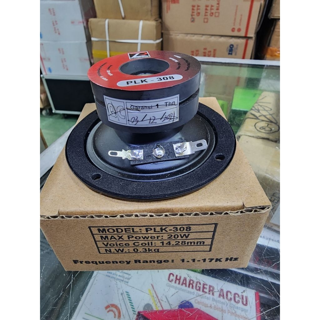 Speaker Tweter Karaoke PLK-308 ( Dobel Magnet Besar) Pasline untuk speaker 8" 10" 12" BISA UNTUK SPEAKER BMB KUALITAS OK