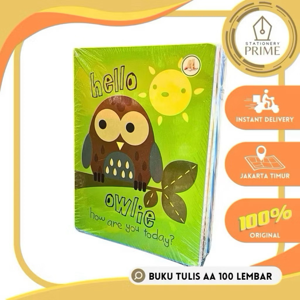 

Buku Tulis AA 100 Lembar ( Isi 5 buku )