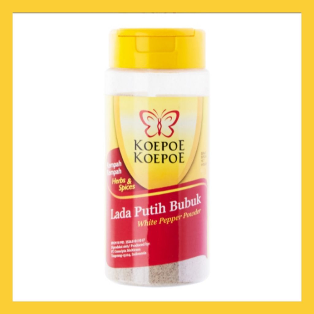 

Koepoe Koepoe Lada Putih Bubuk Bumbu Dapur 85 g