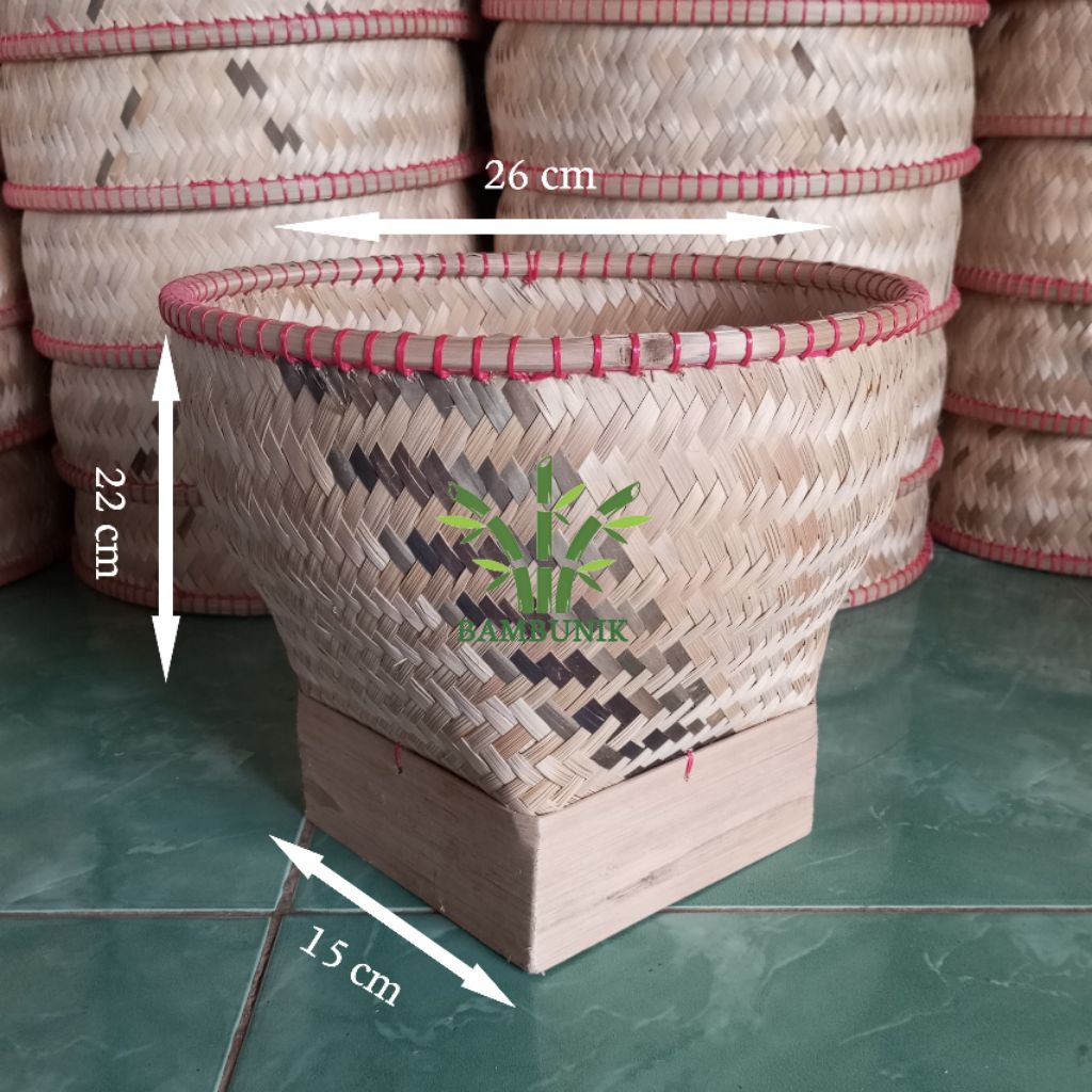 Boboko Nasi / Bakul Nasi Bambu/ Wakul Tutup Hajatan Murah
