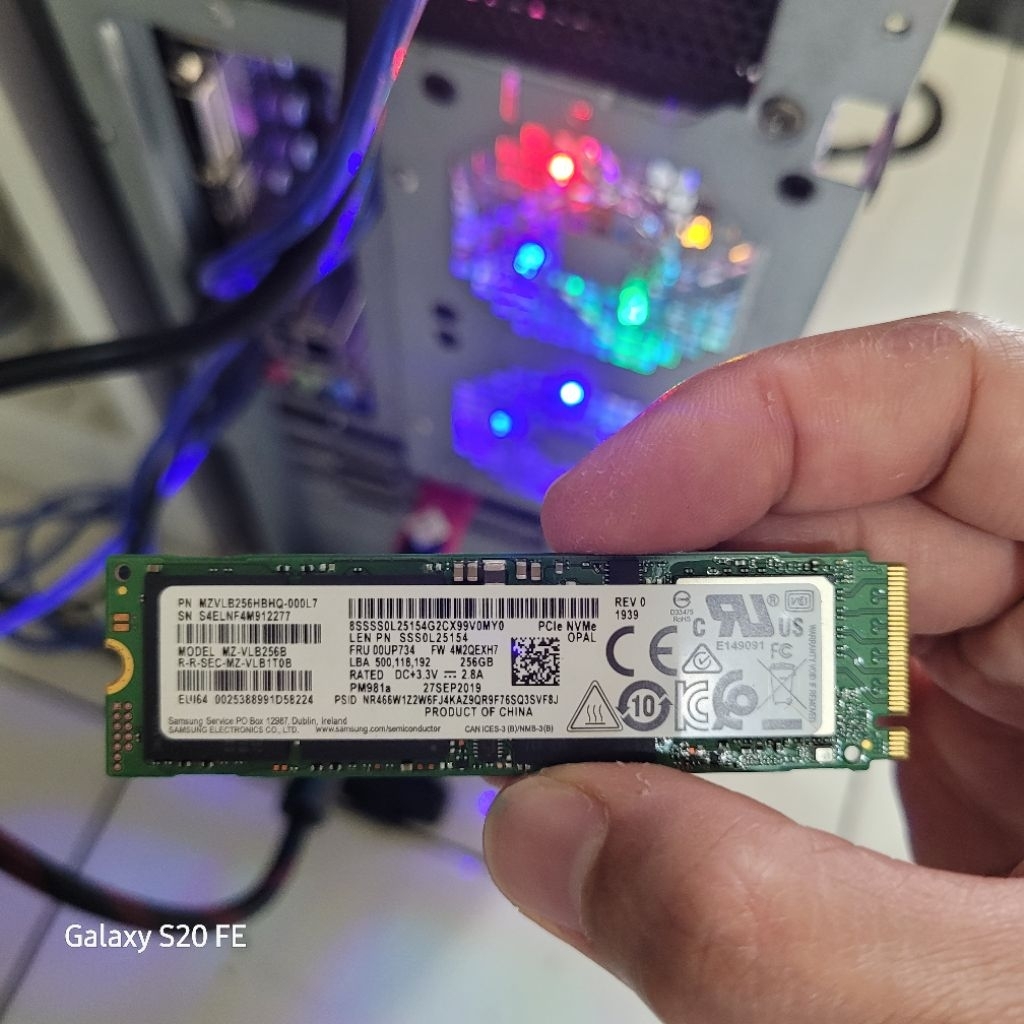 SSD M.2 NVMe 256Gb Samsung
