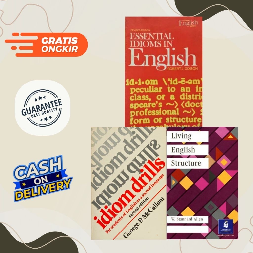 Buku Vocabulary English - Idiom Drills/Essential Idiom English/Living English Structure