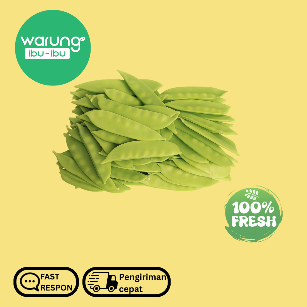 

Kacang Kapri Fresh Segar (Snow Pea)