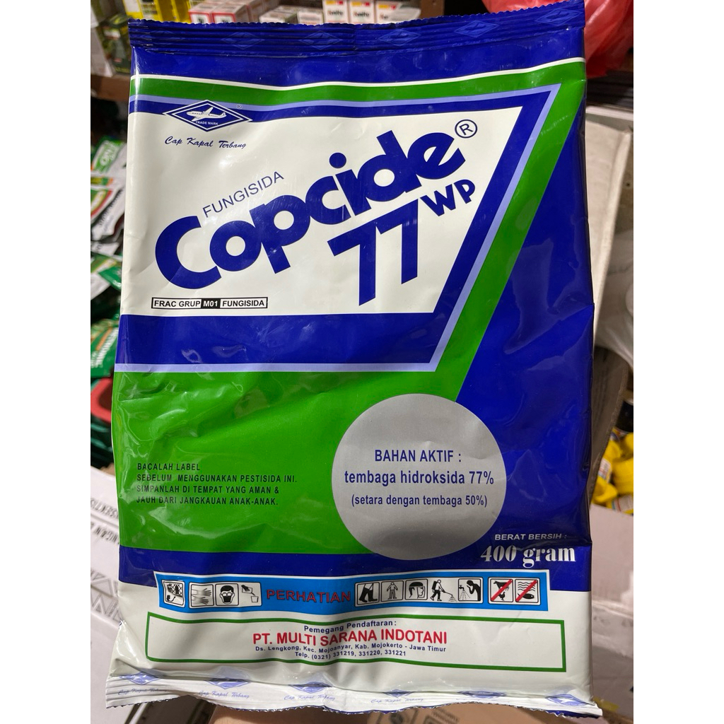 Fungisida Copcide 400gram 77WP (Tembaga Hidroksida 77%)