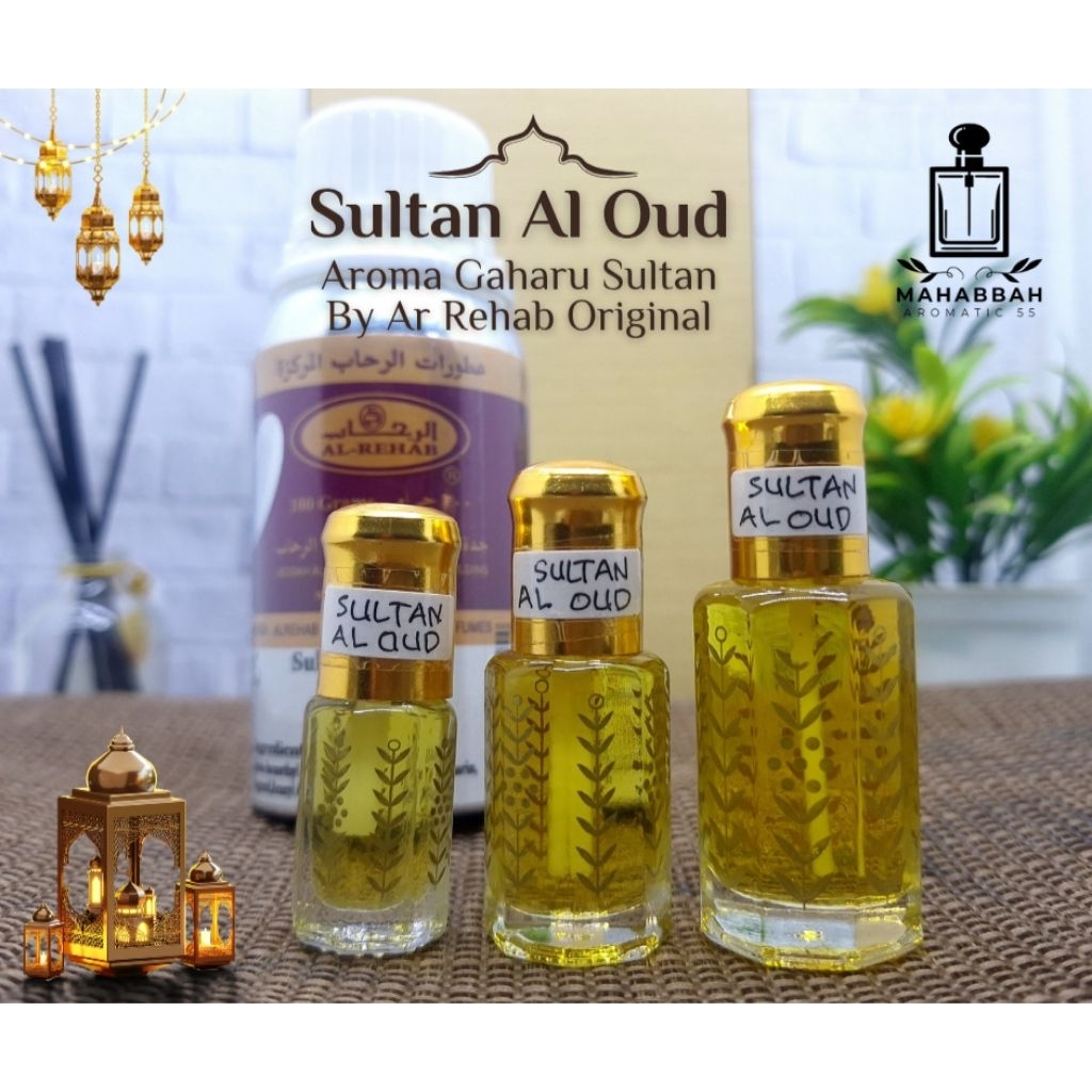 Bibit Parfum Sultan Gaharu Sultan Al Oud by Ar Rehab Original