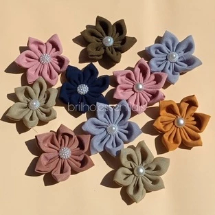 BROS BUNGA KAIN PERCA MOTIF POLOS SOUVENIR AKSESORIS