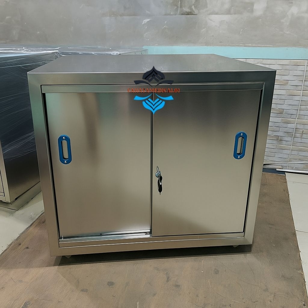 Meja cabinet stainless / Meja stainless cabinet