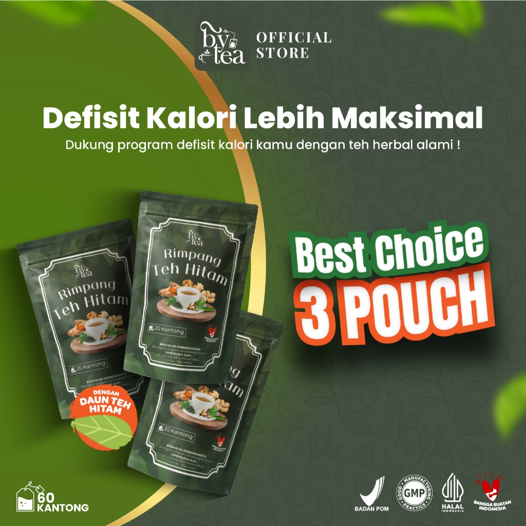 

Paket 3 Pouch Teh Rimpang Bytea Minuman Rempah Jahe Kunyit Sereh Untuk Diet Detox Pelangsing Herbal Resep Ala JSR