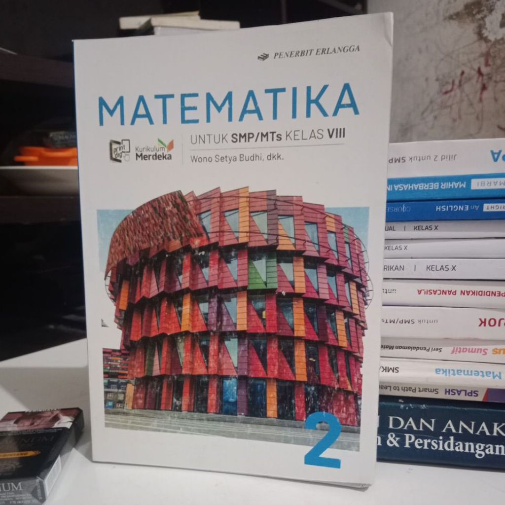 buku Matematika SMP kelas 2-8 penerbit erlangga