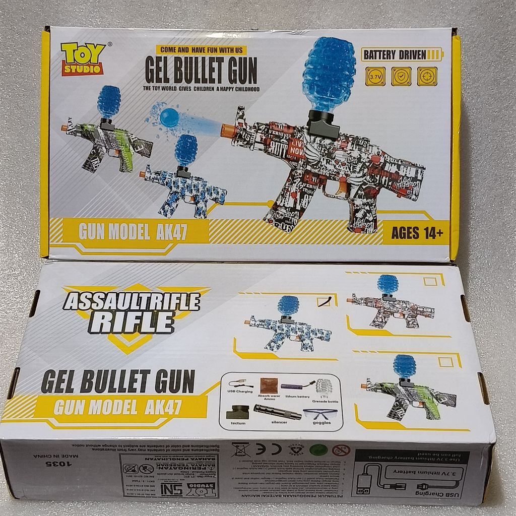 Electric Water Gel Blaster Gun Super Mainan Outdoor Seru Terbaru Pistol Tembak Target Peluru Gel Air