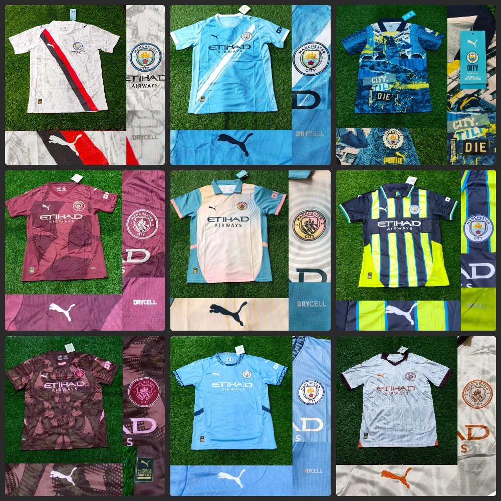 CITY HOME AWAY 3RD 4TH JERSEY BAJU BOLA GRADE ORI JUMBO XXL 2XL XXXL 3XL XXXXL 4XL
