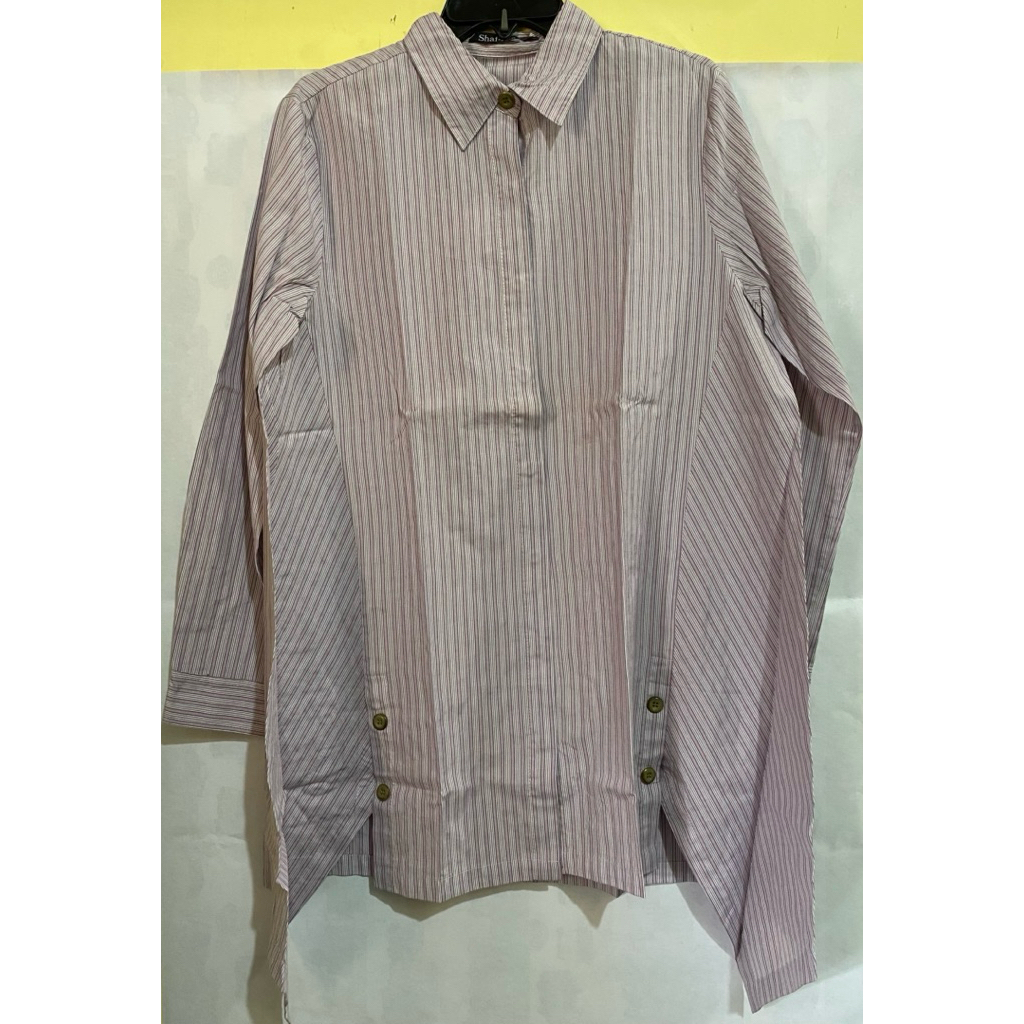 Preloved Kemeja Tunik Shafeena Ungu Muda / Lilac