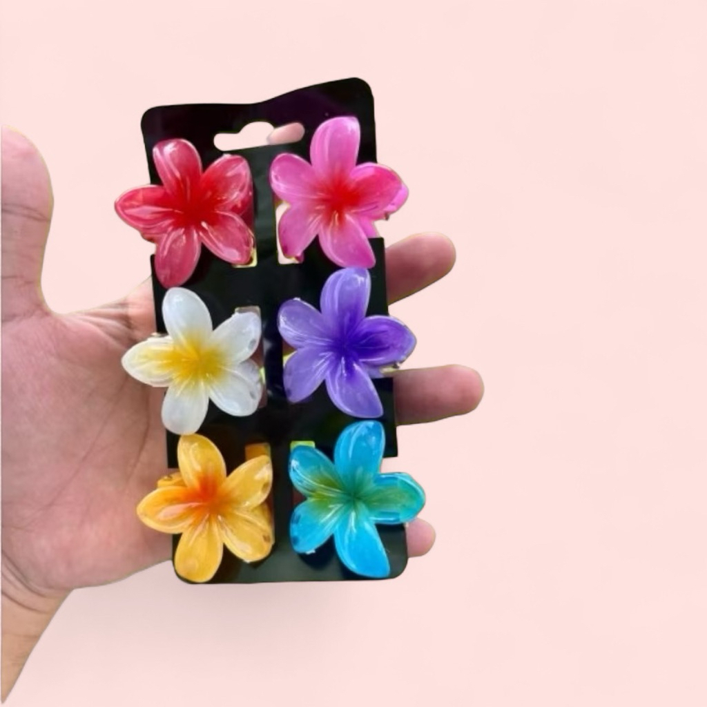 JEDAI KAMBOJA KECIL 2cm / Jepit Rambut Kamboja