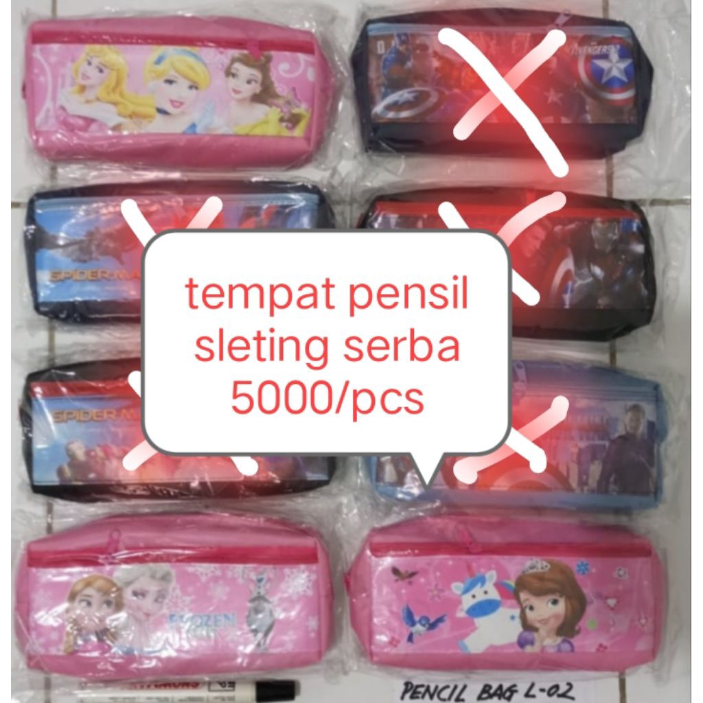 

tempat pensil kain sleting murah serba 5000 1 pcs
