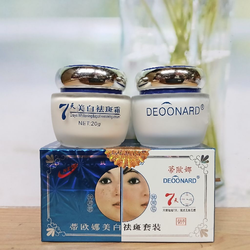 CREAM DEOONARD SET SIANG MALAM