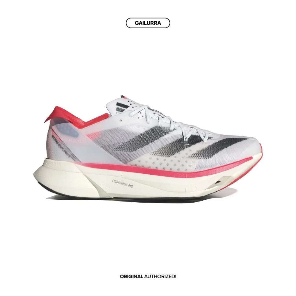 Adidas Adizero Adios Pro 3 White Solar Red Original