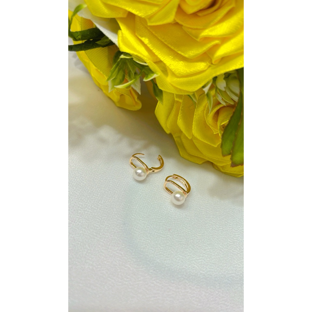 Anting Mutiara Rose Gold