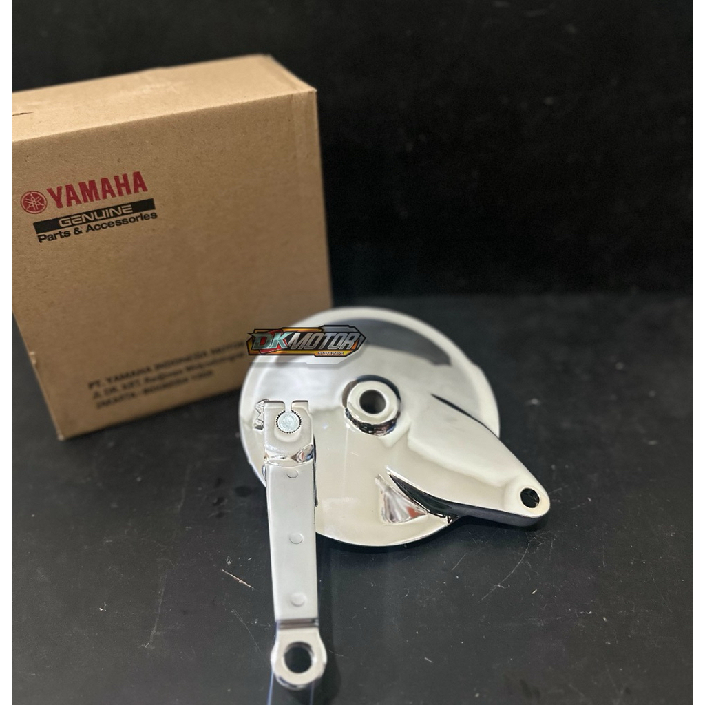 Tutup Kampas Rem Tromol Belakang RX KING SCORPIO PIO Krom set As Paha Rem Byson Crom Chrome Original