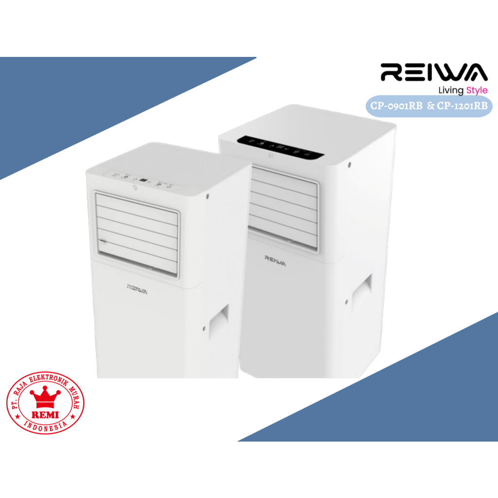 REIWA AC Portable CP-0901RB 1 PK & CP-1201RB 1.5 PK Pendingin Ruangan