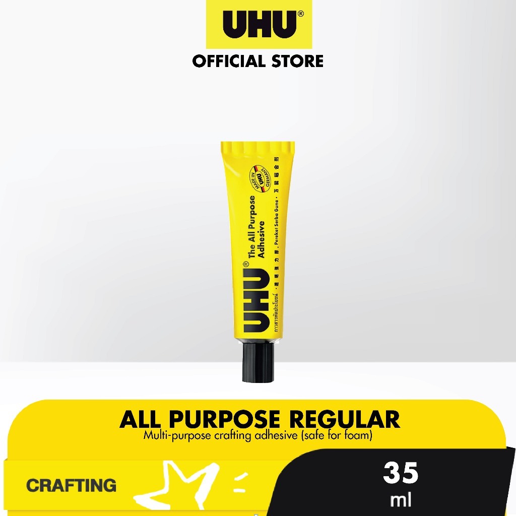 

LEM SERBAGUNA DAN PRAKARYA UHU 35ml ALL PURPOSE GLUE