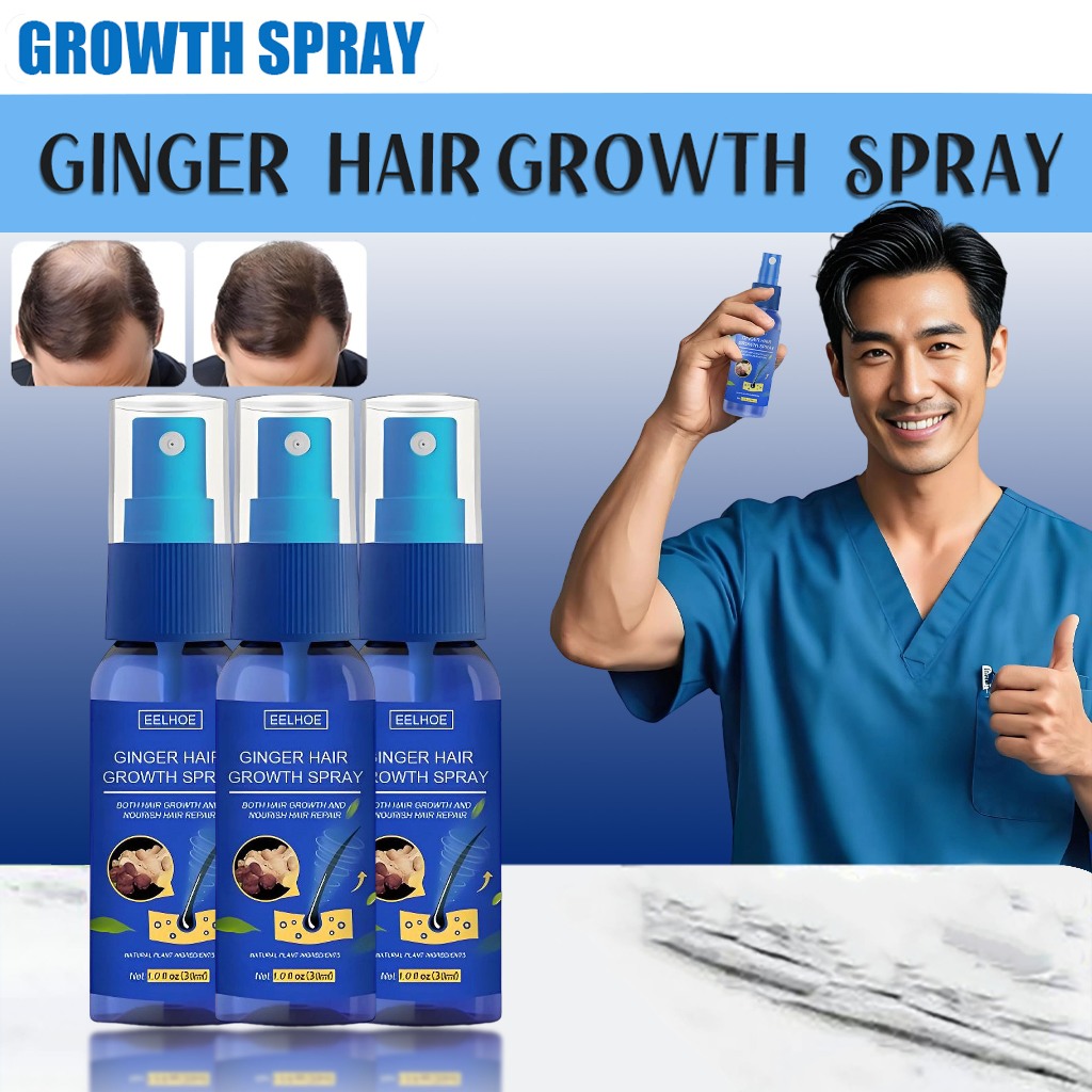 Pertumbuhan rambut penumbuh rambut cepat Ginger King Serum Anti Botak obat penumbuh rambut Penumbuh 