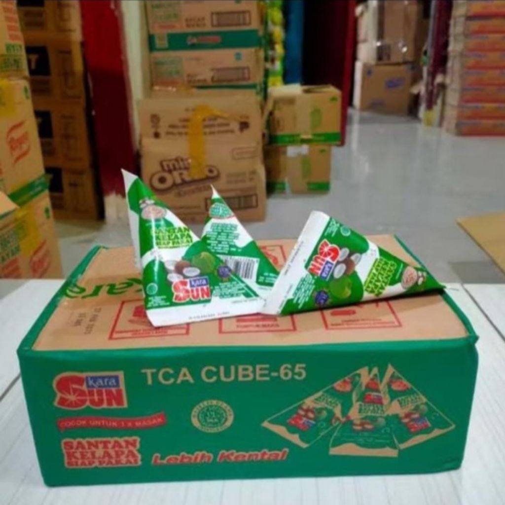 

santan kelapa siap pakai 65 ml 1 dus isi 36pcs