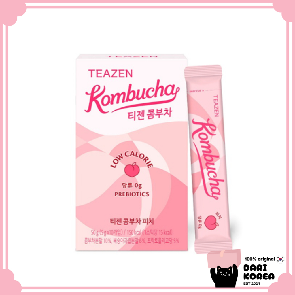

[READY] TEAZEN Kombucha Peach 1ea