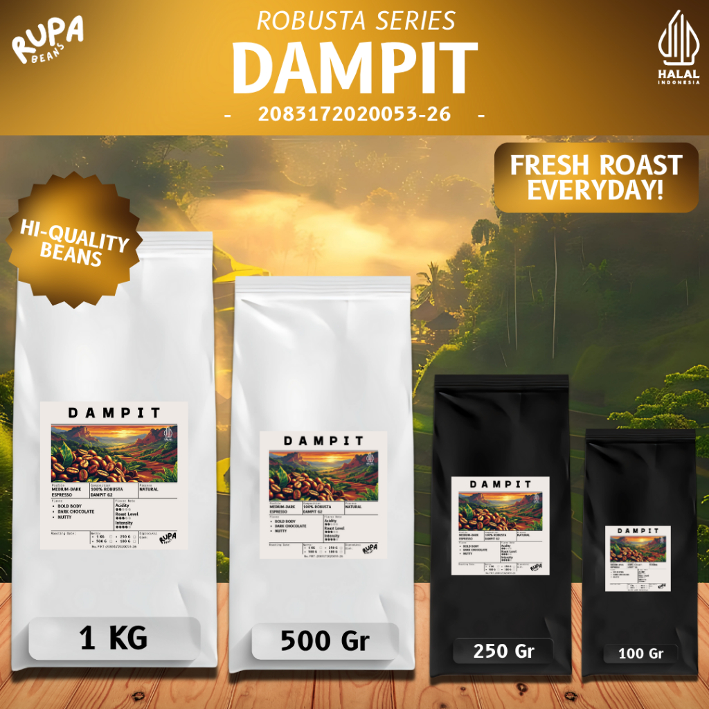 

Biji Kopi 100% Robusta Dampit Jawa by RupaBeans BEST PRICE
