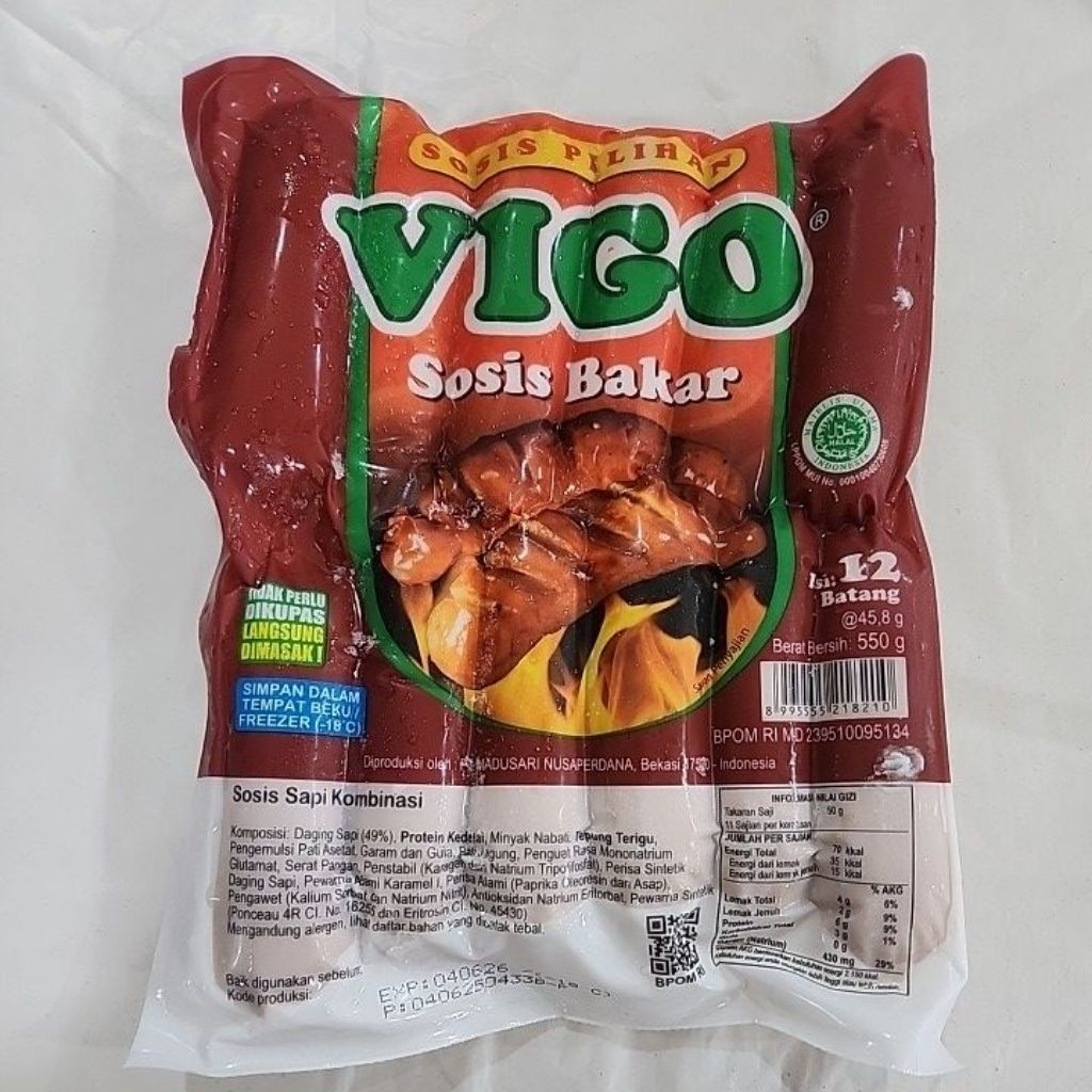 

VIGO SOSIS BAKAR MINI 500gr