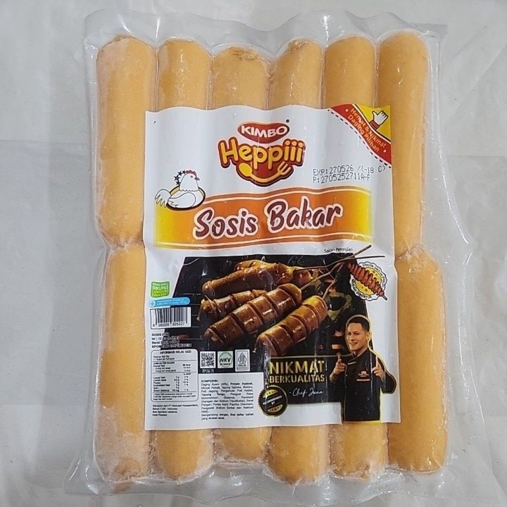 

KIMBO HEPPI SOSIS BKR 550g