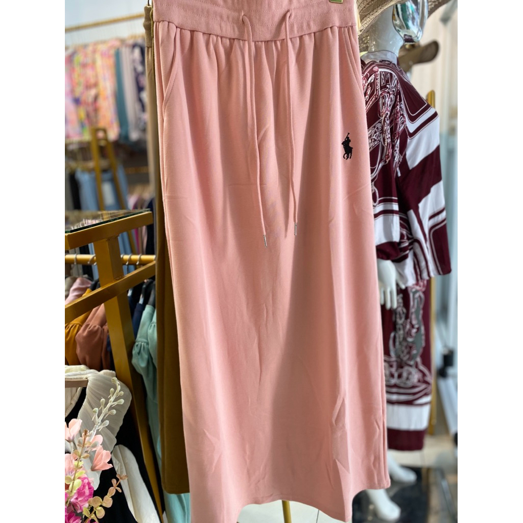 rok polos bahan kaos