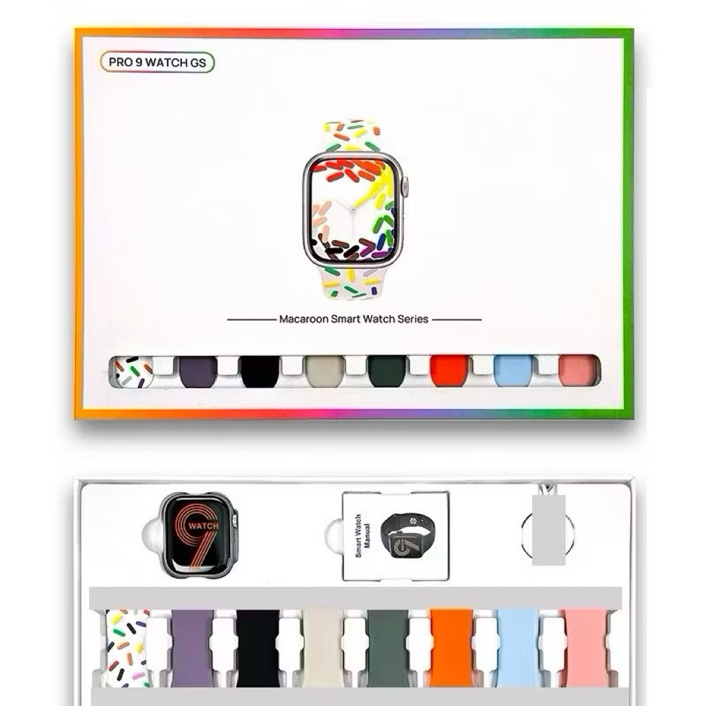 SMARTWATCH PRO 9 GS GEN 9 IOS ANDROID DAPAT 8 TALI
