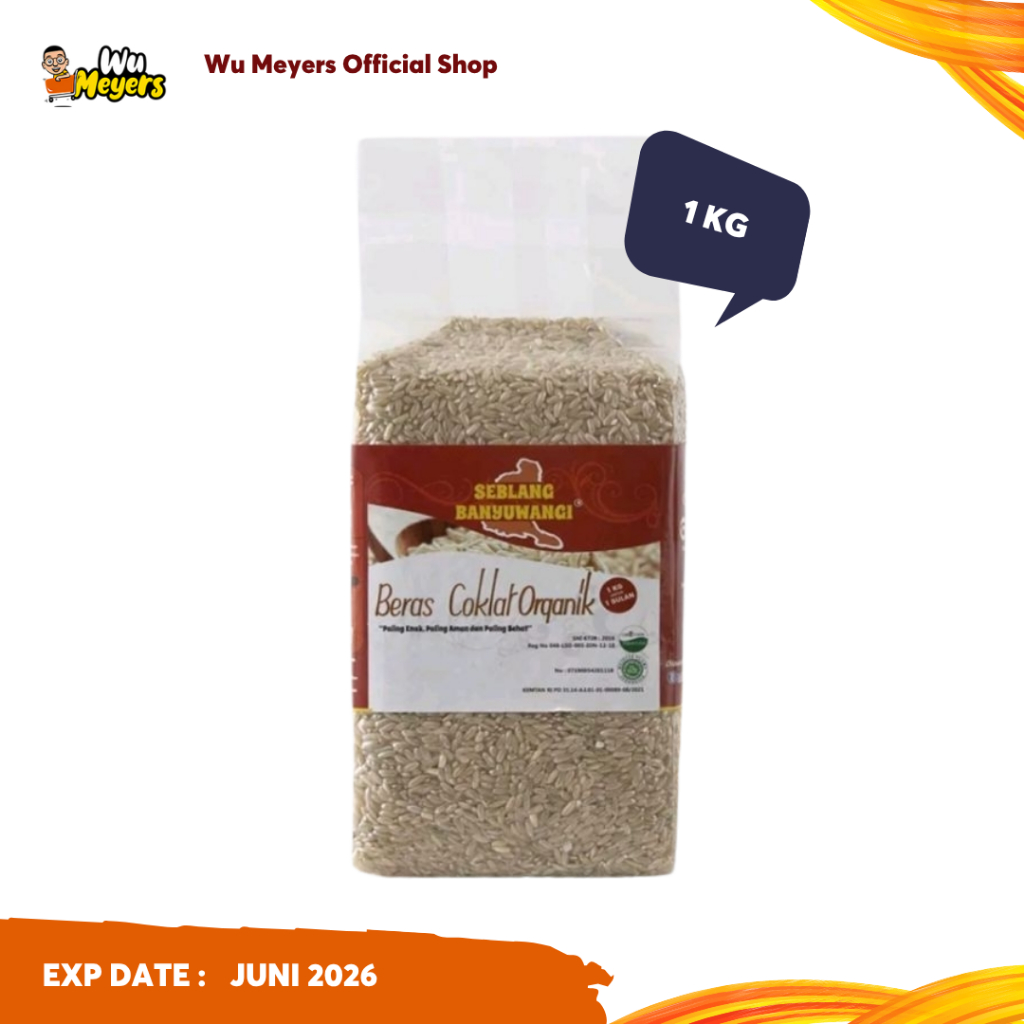 

Beras Coklat Organik Seblang Banyuwangi (HARGA 2 PCS)