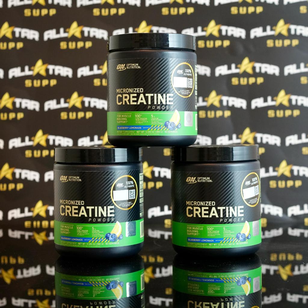 Optimum Nutrition Creatine Powder Blueberry Lemonade 360 gr ON Creatine Monohydrate