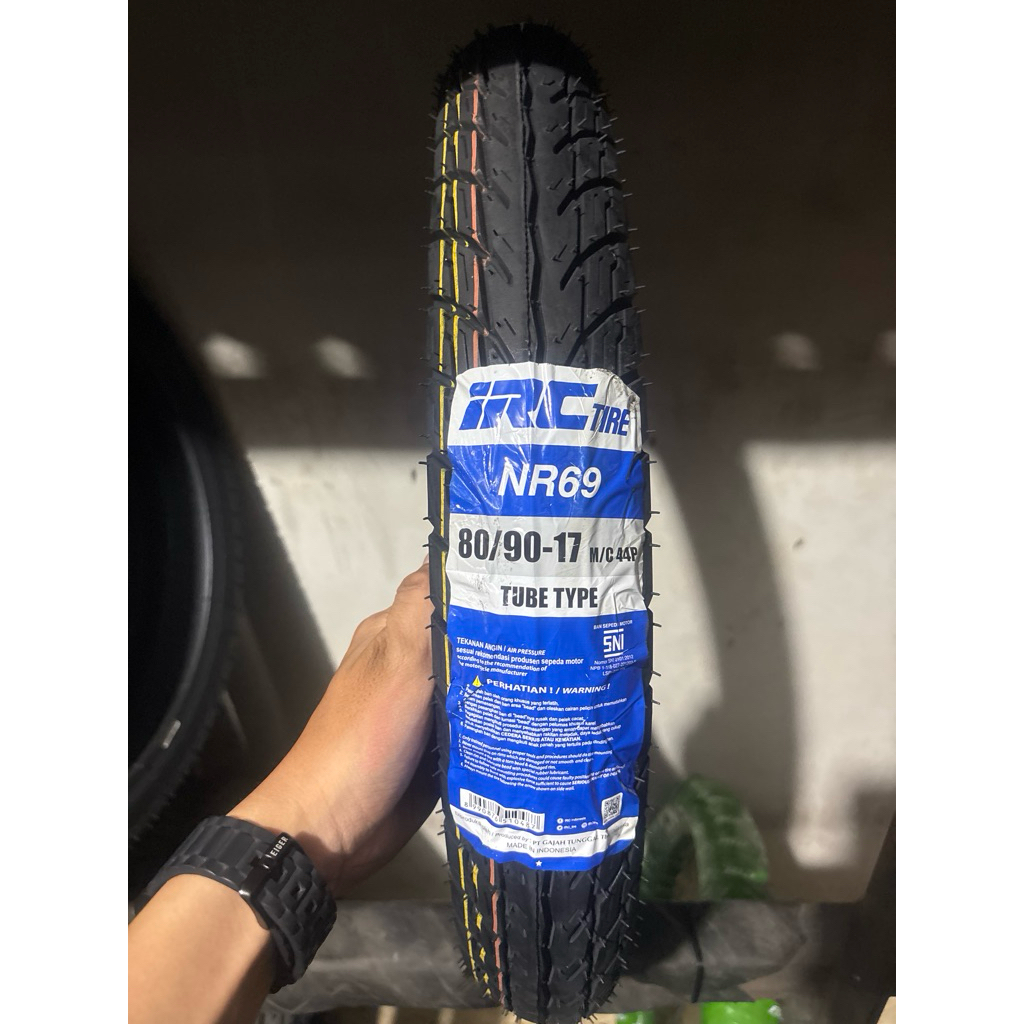 IRC NR69 80/90 RING 17 TUBETYPE