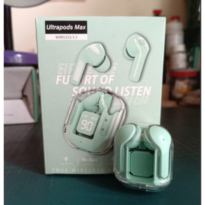 BEST SALE Headset Bluetooth TWS Air31 TWS Air31 Ultrapods A31 Wireless LED Display Transparan Hifi