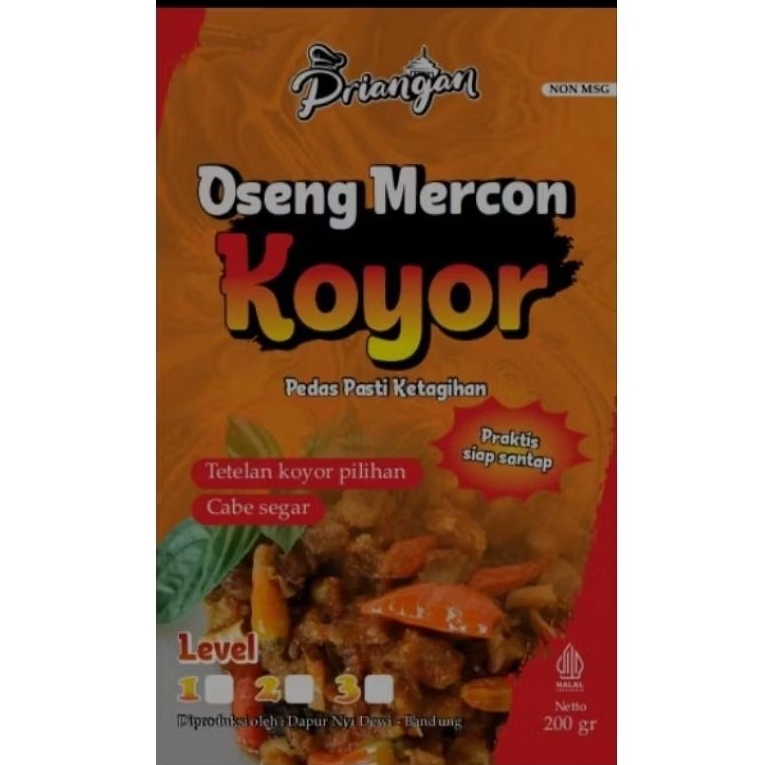 

Oseng Mercon Koyor