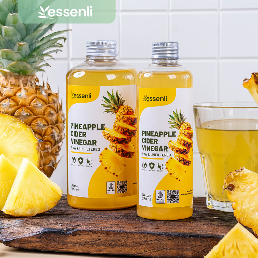 

ESSENLI Cuka Nanas with mother / Pineapple Cider Vinegar