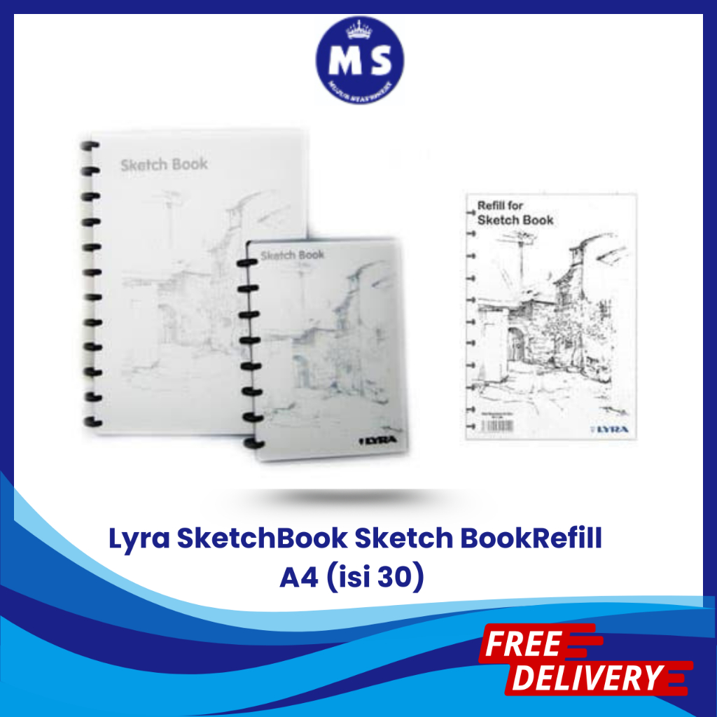 

Lyra SketchBook Sketch BookRefill A4 (isi 30) 9211.260