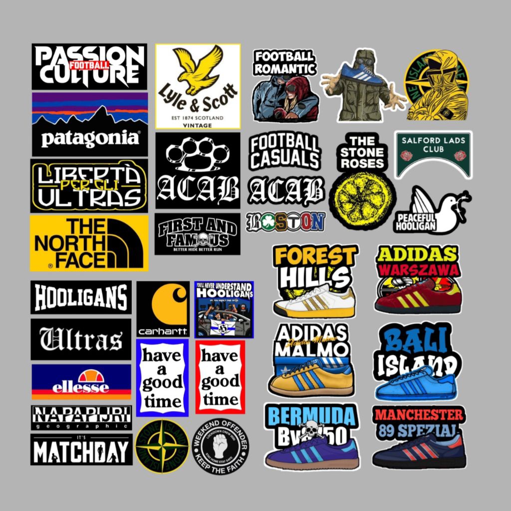 

Sticker football casual isi 20 pcs holigans stiker aesthetic case hp laptop tumblr brand casuals football