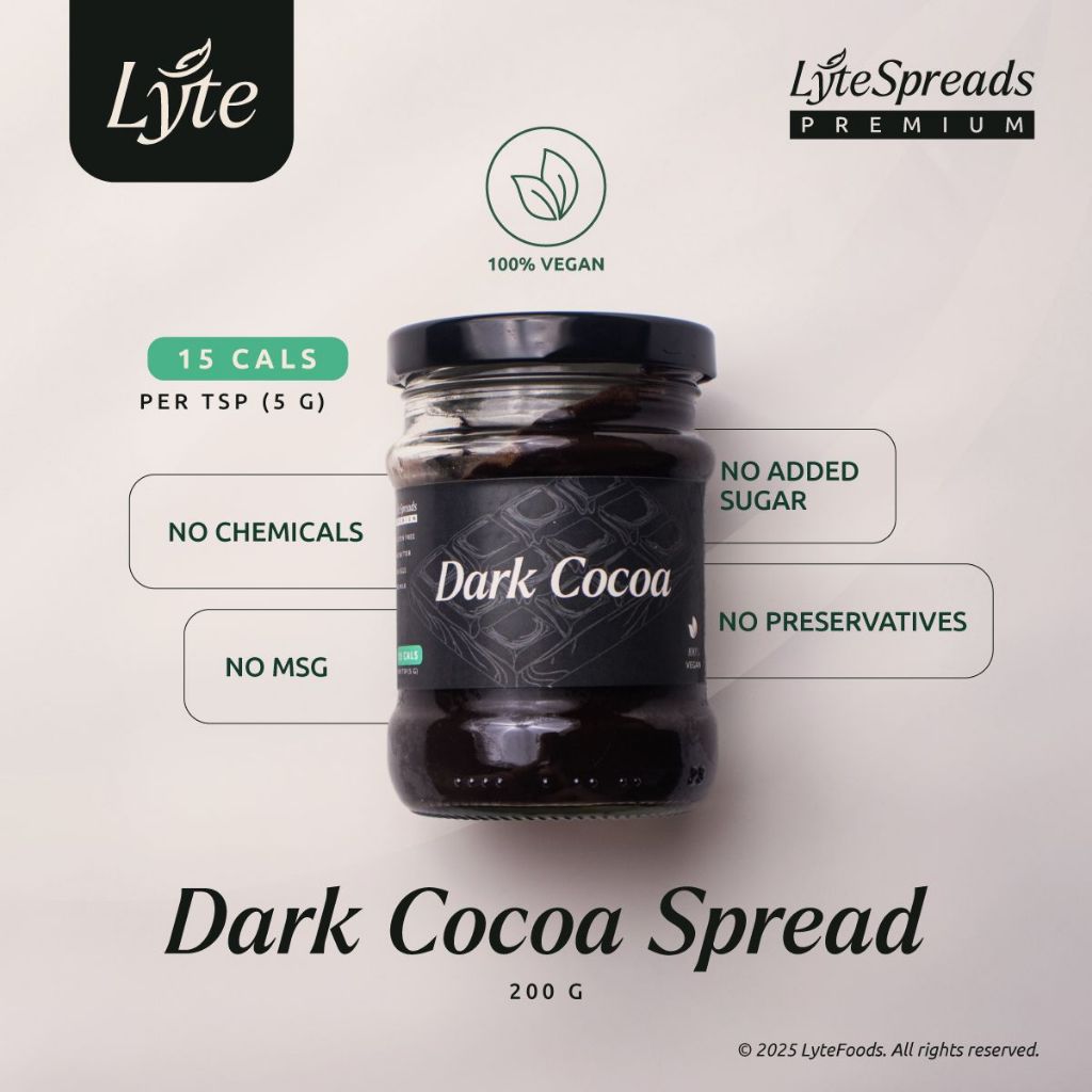 

LyteSpreads Premium Dark Cocoa