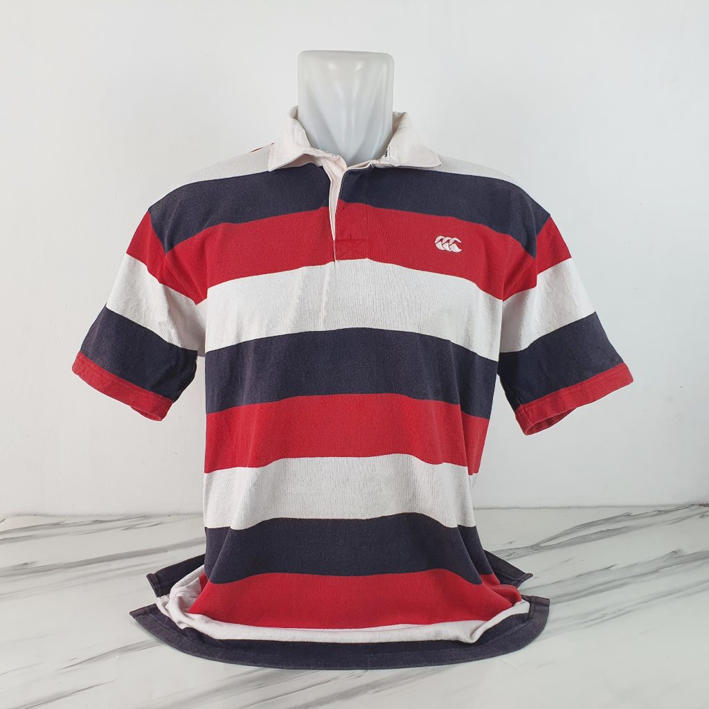 Baju Kaos Polo CANTERBURY - Size XL - Lebar Dada 56 cm - Original 100% - Scd