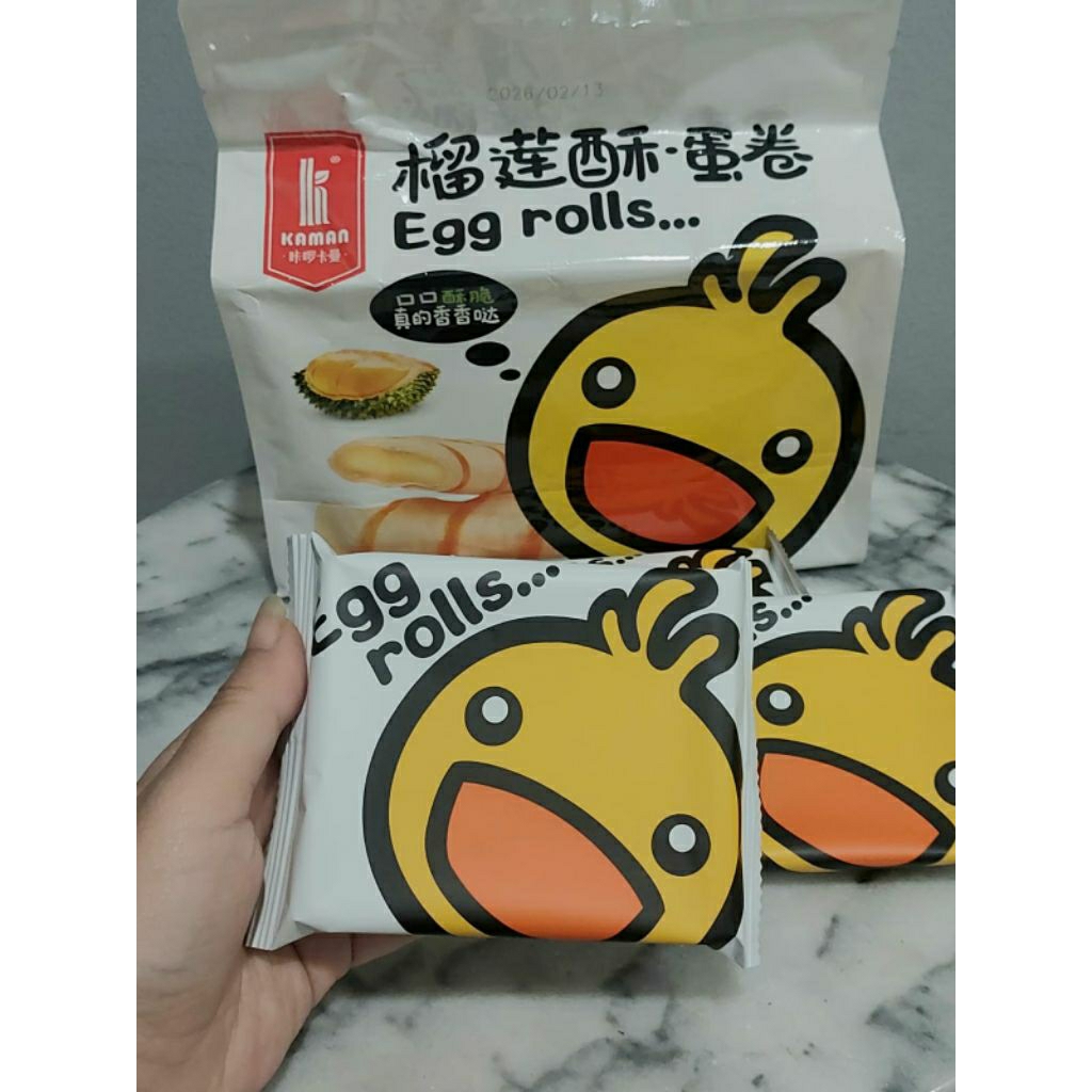 

Snack Import Kaman Egg Roll Durian