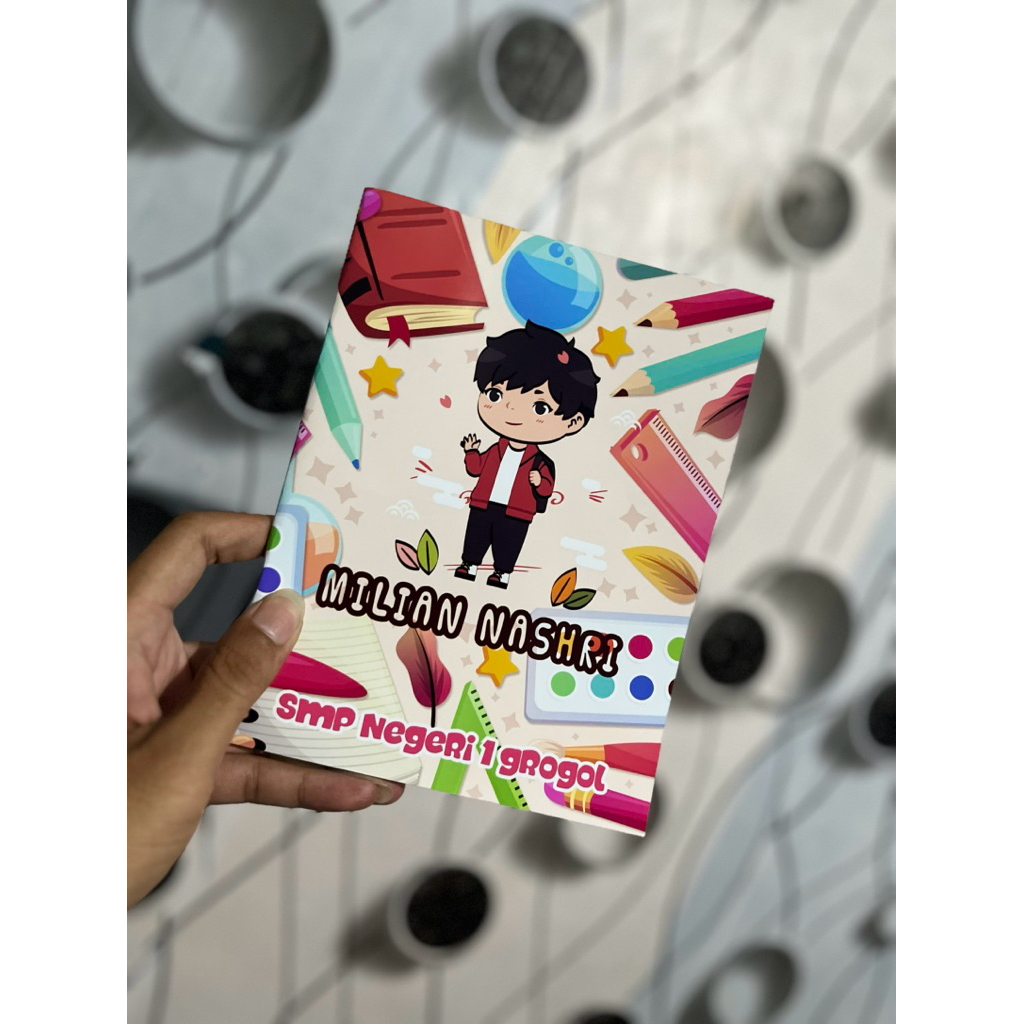 

[PROMO] BUKU TULIS SEKOLAH CUSTOM NAMA DAN TEMA