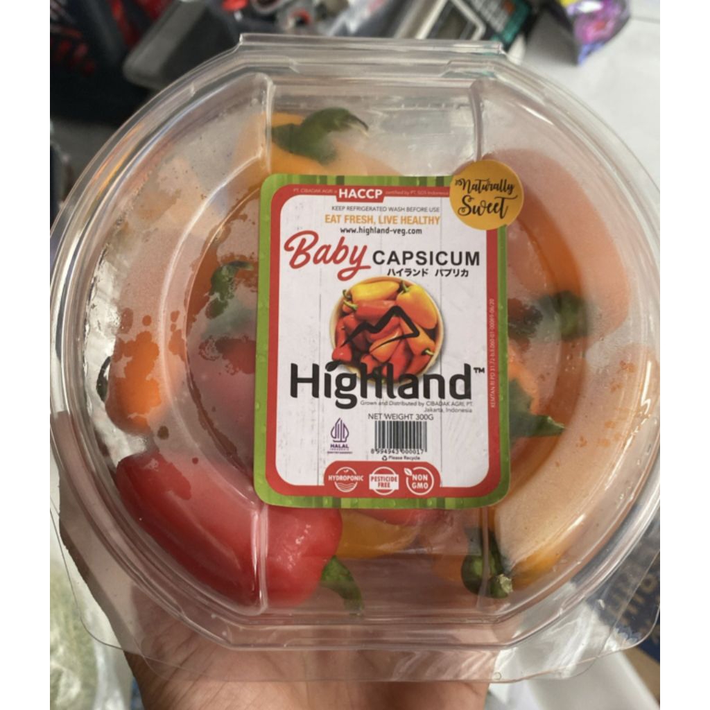 

highland baby capcisum mix / 300 gr