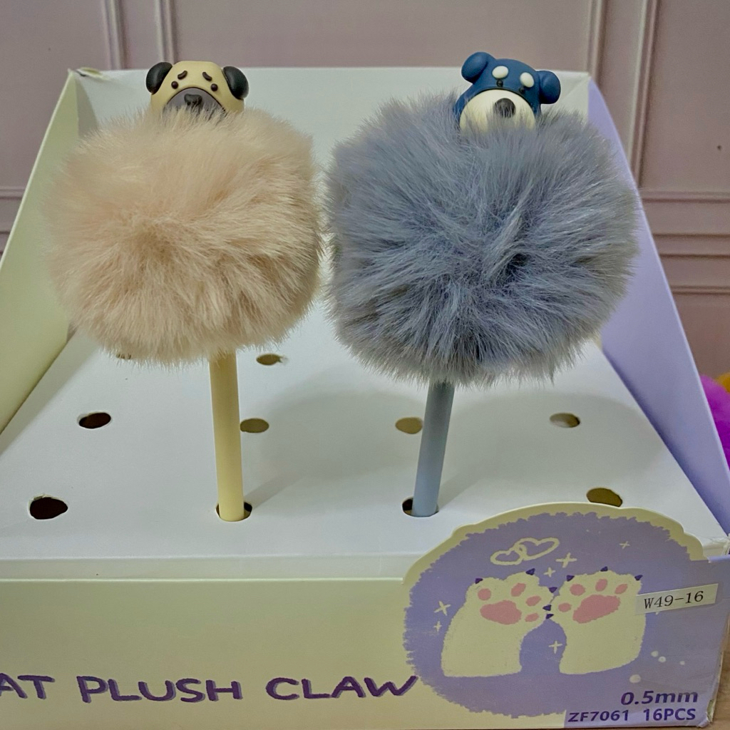 

[COD] Pen Sofun Bulu Pompom Jumbo motif Doggie