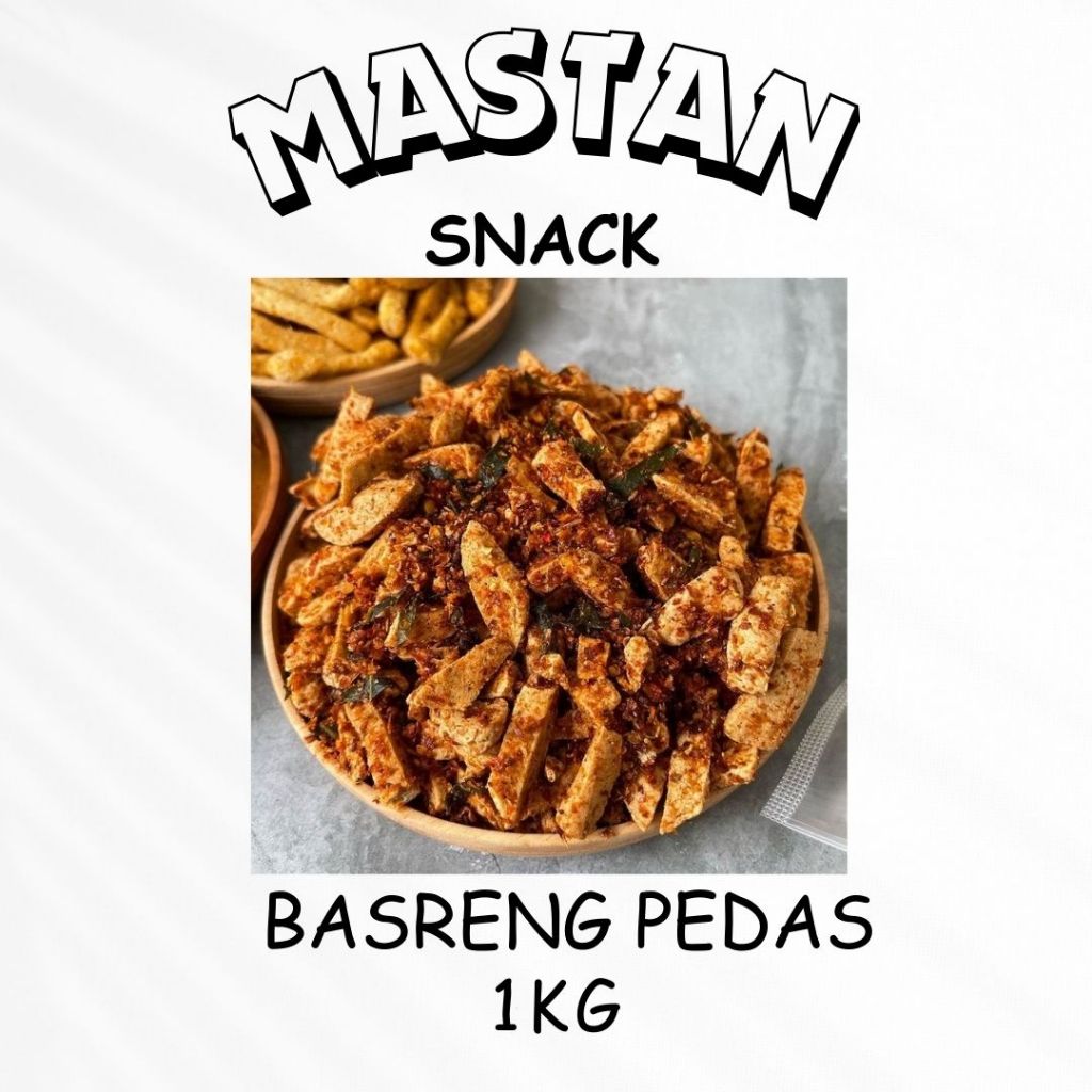

[1kg] Basreng Enak Pedas Renyah Murah Bakso Ikan Goreng Khas Sunda