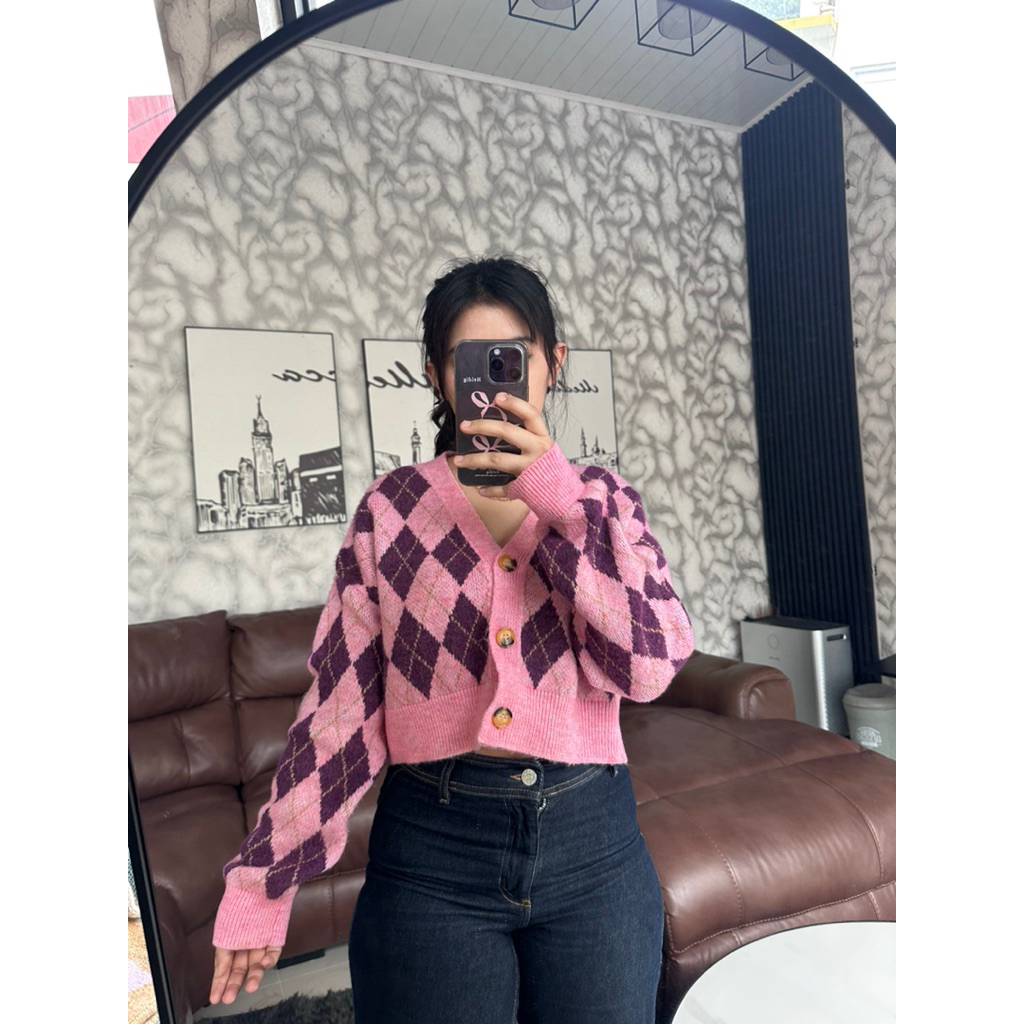 PRELOVED stradivarius cardigan size S(oversize fit to L)