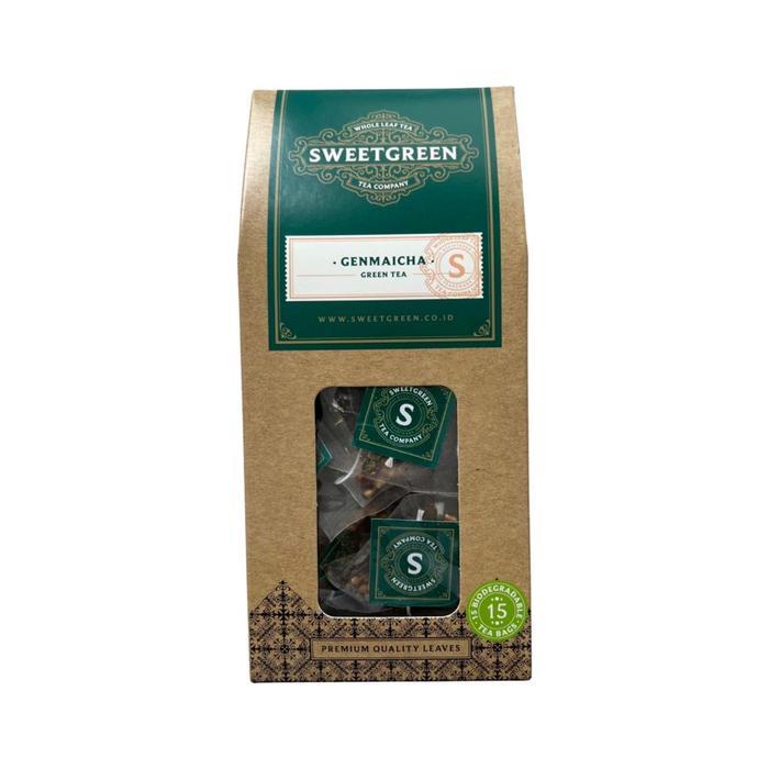 

[oddsolshop] pekanbaru/SweetGreen Genmaicha Green Tea 2GR Teh Hijau Gen Maicha Sweet Green Brands